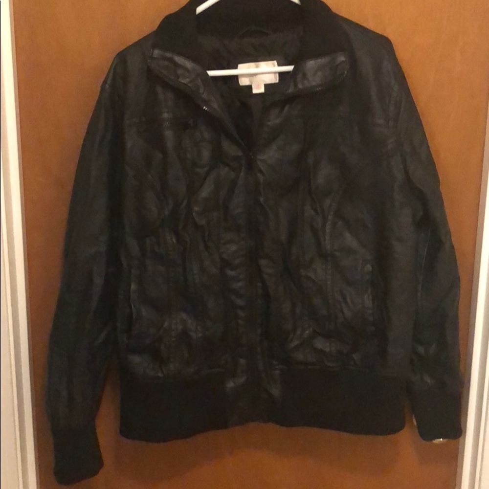 Pleather jacket